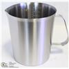 Image 1 : 1000ML STAINLESS STEEL GRADUATED MEASURE