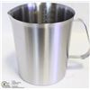 Image 1 : 1000ML STAINLESS STEEL GRADUATED MEASURE