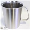 Image 1 : 1500ML STAINLESS STEEL GRADUATED MEASURE
