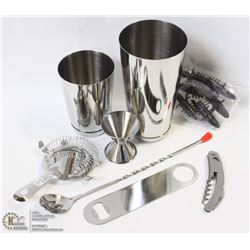 CO-RECT 13 PIECE SS BAR SET NEW