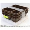 Image 1 : LOT OF 3- CAMBRO 3 COMPARTMENT MEAL TRAY -NEW