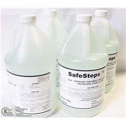 4 BOTTLES OF SAFE STEPS SLIP RESISTANT TREATMENT