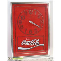 ORIGINAL VINTAGE COCA COLA CLOCK.