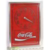 Image 1 : ORIGINAL VINTAGE COCA COLA CLOCK.
