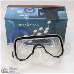 NEW OLD STOCK TEMPERED GLASS DIVING MASK