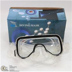 NEW OLD STOCK TEMPERED GLASS DIVING MASK