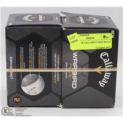 2 BOXES OF CALLAWAY GOLF BALLS