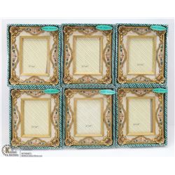 BUNDLE OF 6 ASSORTED PICTURE FRAMES