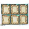 Image 1 : BUNDLE OF 6 ASSORTED PICTURE FRAMES