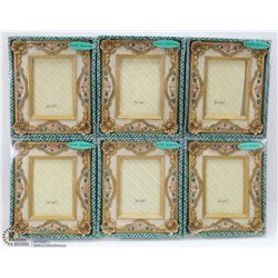 BUNDLE OF 6 ASSORTED PICTURE FRAMES