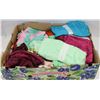 Image 1 : XL LOT OF MATERIAL INCLUDING SAREES, SCARVES