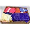 Image 1 : XL LOT OF MATERIAL INCLUDING SAREES, SCARVES