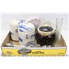 Image 1 : ASSORTED GLASSWARE.