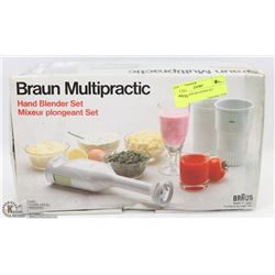 BRAUN HAND BLENDER SET.