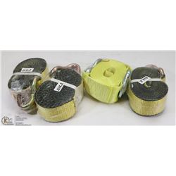 LOT OF NEW REPLACEMENT RATCHET & TOW STRAPS.
