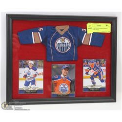 CONNOR MCDAVID MINI JERSEY FRAMED PICTURE,