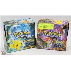 LOT OF 2 BOXES OF POKÉMON GO CARDS - 36 PER BOX.