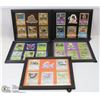 Image 1 : LOT OF 5 POKÉMON CARD FRAMED PICTURES.