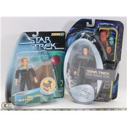 PAIR OF 2 NEW STAR TREK DEEP SPACE NINE FIGURES.