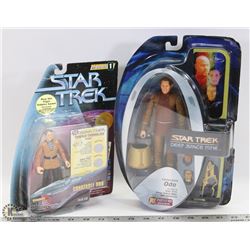 PAIR OF 2 NEW STAR TREK DEEP SPACE NINE FIGURES.