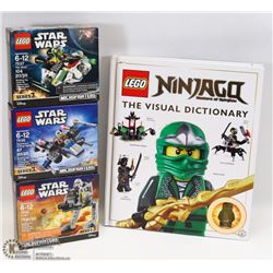 FLAT WITH 3 LEGO STAR WARS COLLECTOR SETS & LEGO.