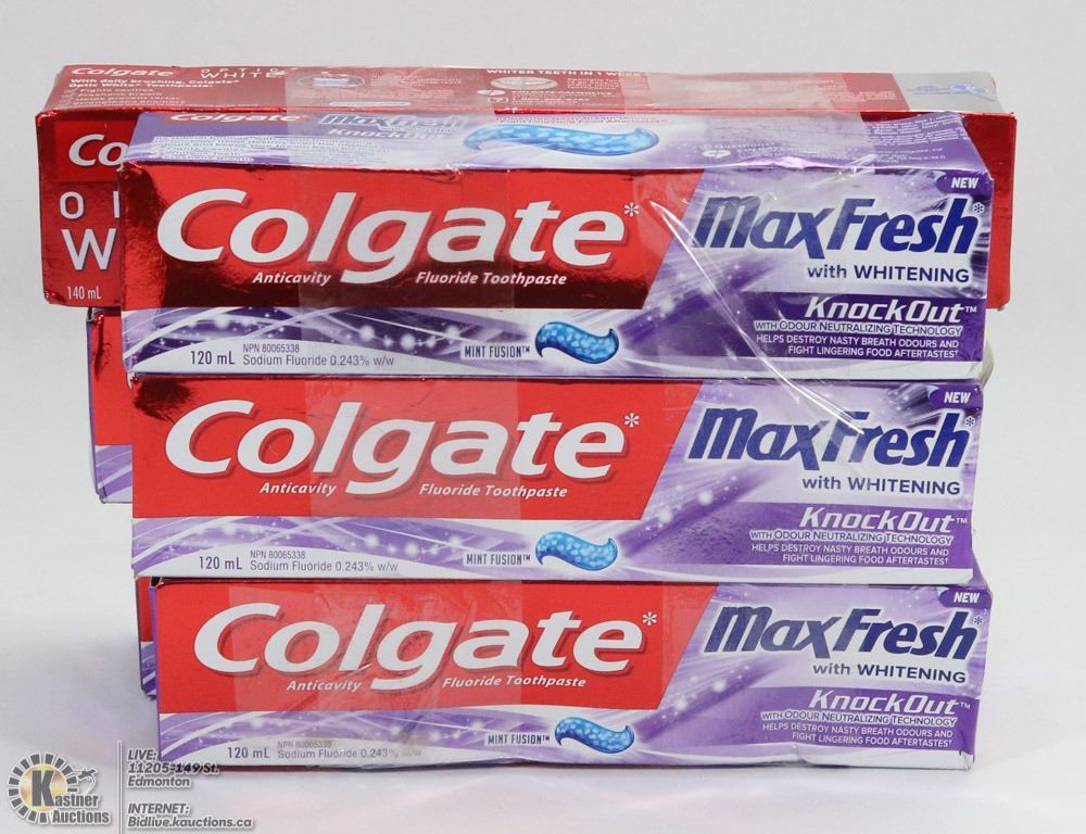 Colagte Different Toothpaste 6 COLGATE ASSORTED TOOTHPASTE