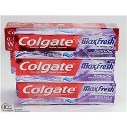 6 COLGATE ASSORTED TOOTHPASTE