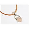 Image 1 : #1)STERLING SILVER ROSE QUARTZ PENDANT WITH