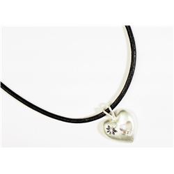 #12)STERLING SILVER PENDANT WITH