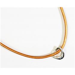 #27)STERLING SILVER HEART PENDANT WITH