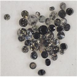 #30)GENUINE BLACK DIAMOND (APPROX. 0.5CT)