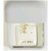 Image 2 : #32)10K GOLD CUBIC ZIRCONIA PENDANT