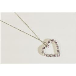 #33)STERLING SILVER ALEXANDRITE NECKLACE