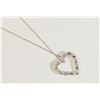 Image 1 : #33)STERLING SILVER ALEXANDRITE NECKLACE