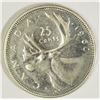 Image 1 : #35) CANADIAN SILVER COIN (QUARTER APP 5.8G)