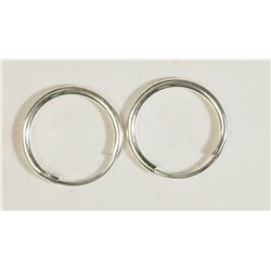 #36)STERLING SILVER BABY EARRINGS