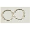 Image 1 : #36)STERLING SILVER BABY EARRINGS
