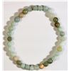 Image 2 : #37)JADEITE FLEXIBLE BRACELET