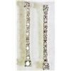 Image 1 : #42)STERLING SILVER CUBIC ZIRCONIA EARRINGS