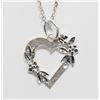 Image 1 : #48)STERLING SILVER NECKLACE WITH PENDANT