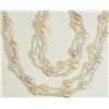 Image 1 : #49)STERLING SILVER FRESH WATER PEARLS