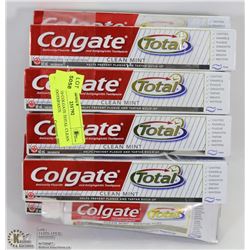 LOT OF 10 COLGATE TOTAL CLEAN MINT TOOTHPASTE