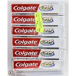 LOT OF 12 COLGATE TOTAL CLEAN MINT TOOTHPASTE