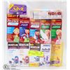 Image 1 : LARGE BAG OF ASSORTED KIDS COLD MEDICATIONS