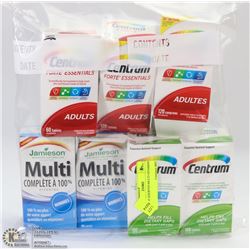 BAG OF ASSORTED MULTI-VITAMINS