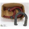Image 1 : BOX OF 4 PLASTIC HORSE SHOES