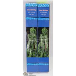 2 PACKS OF BLUE LED METEOR/RAIN TUBE LIGHTS