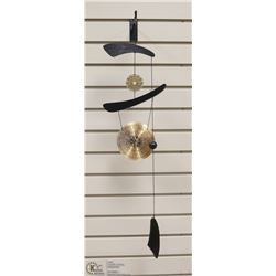 BRASS CHINESE ZODIAC CALENDAR WIND CHIME