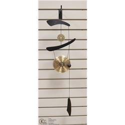 BRASS CHINESE ZODIAC CALENDAR WIND CHIME