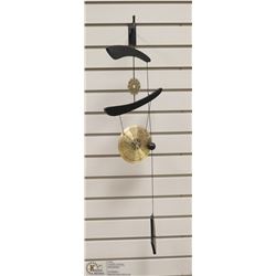 BRASS CHINESE ZODIAC CALENDAR WIND CHIME